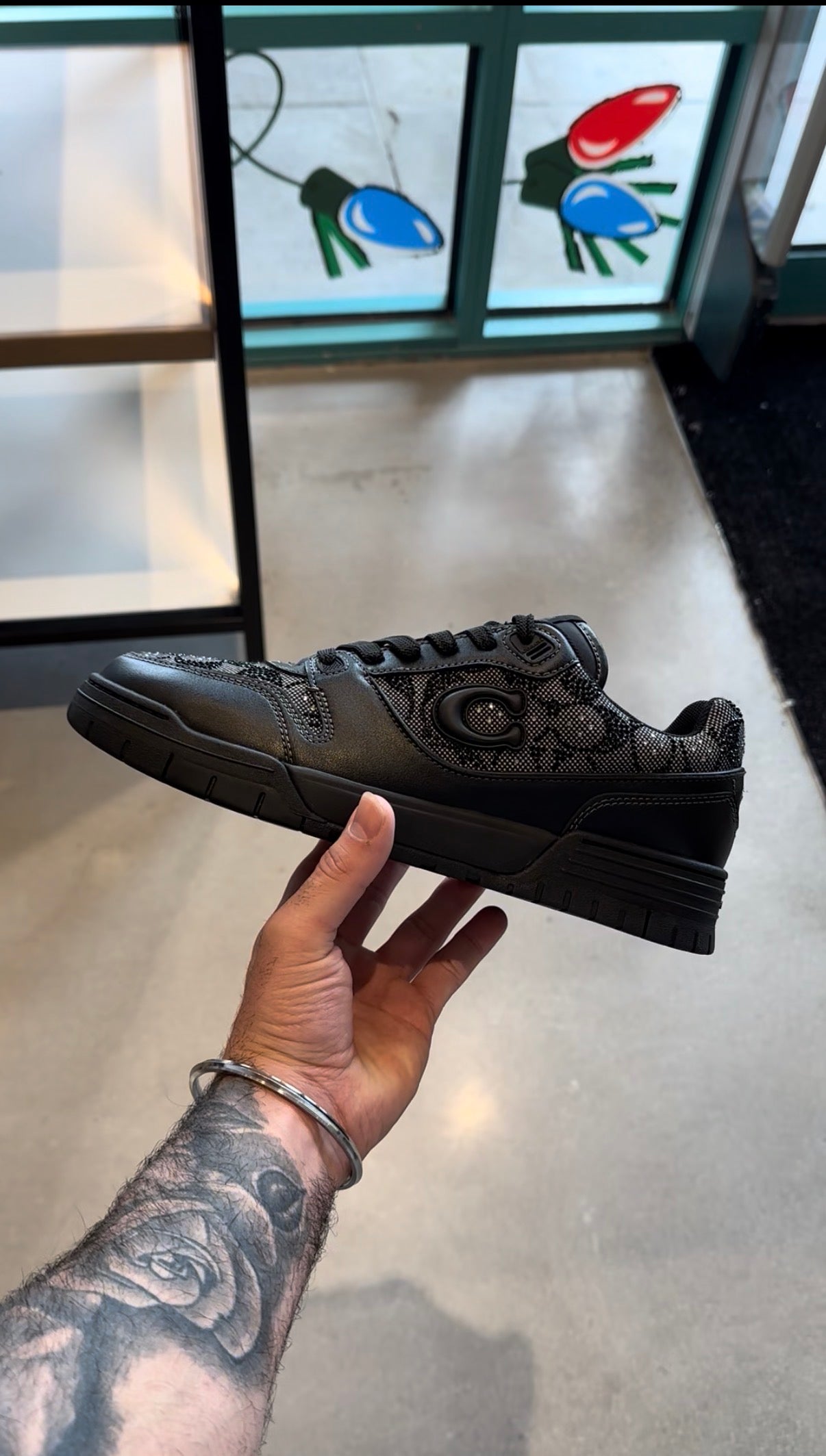Rhinestones Sneaker Black