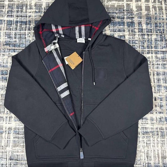 Berry Black Zip Up