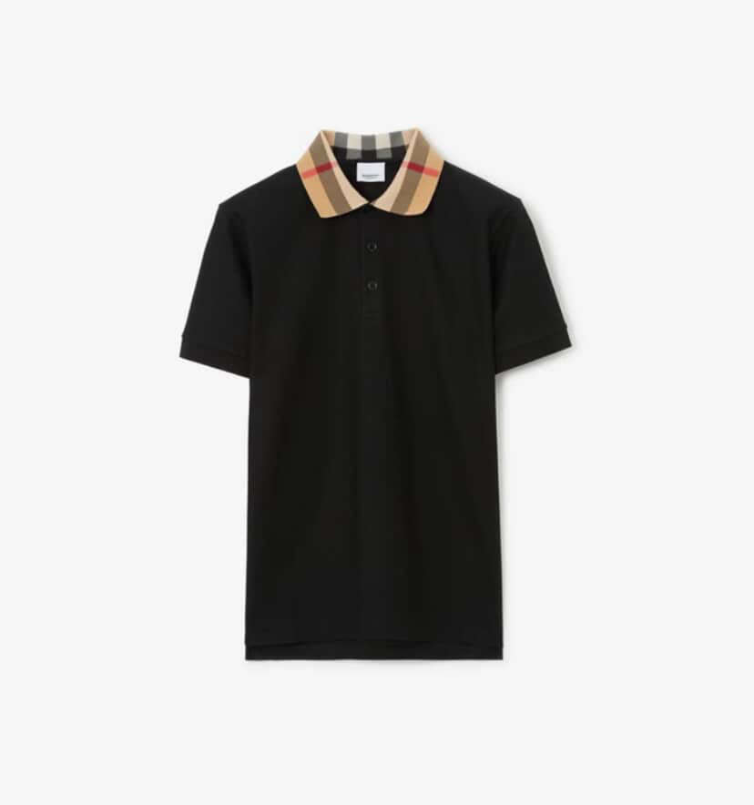Berry black polo